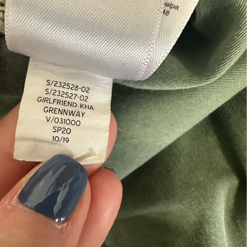 GAP Olive Green Girlfriend Khakis - Picture 9 of 9